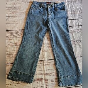 Unionbay Y2K Stretch Capri Jeans Womens Size 3 Cropped Blue Denim